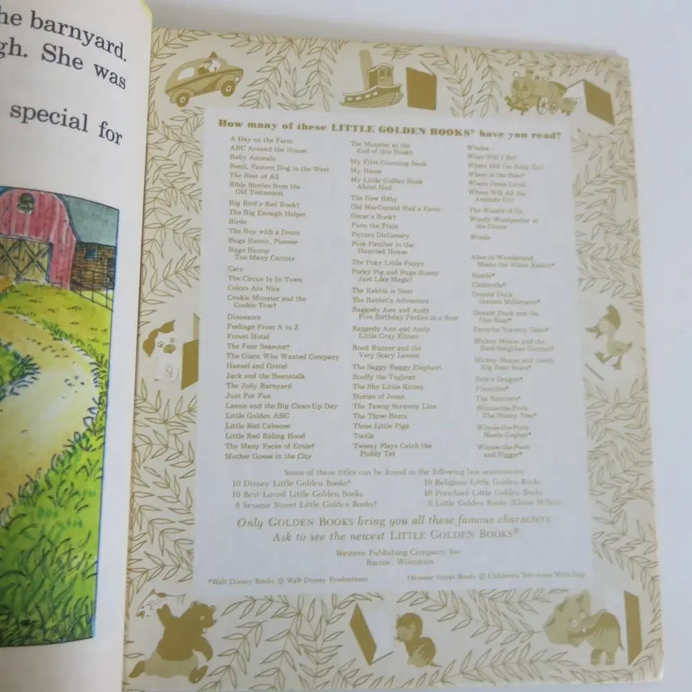 WHAT LILY GOOSE FOUND Little Golden Book Vintage Annabelle Sumera 1977 Kids